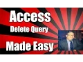 How to Use a Delete Query in Access - Delete Records from a Table Tutorial