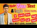 DAX Part 3 IF SWITCH Essential Text Functions LEN LEFT RIGHT MID TRIM UPPER in Power bi
