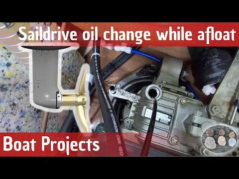 Download MP3 Changing the oil in a saildrive while the boat is in the water (afloat) - Boat Projects