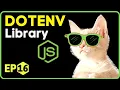 DotEnv package Creating environment variables Node js tutorial 16