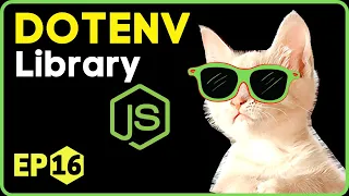 DotEnv package Creating environment variables Node js tutorial 16