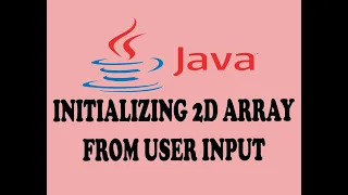 STORING VALUES IN 2D ARRAY WITH USER INPUT USING LOOP IN JAVA URDU HINDI
