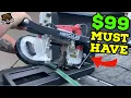 How is this only 99 99 Hercules Universal Portable Band Saw Benchtop Stand from Harbor Freight