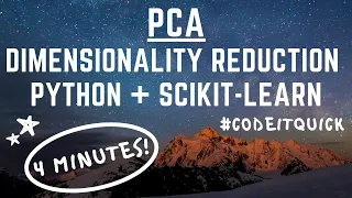 PCA Dimensionality Reduction Python Scikit-Learn