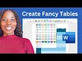 How to Make a Table Look Pretty in Word