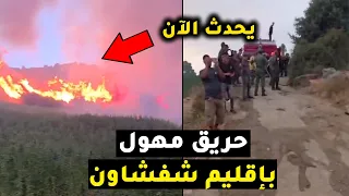 يحدث الآن في المغرب.. حريق غابوي بمنتزه تلاسمطان بين أزرافن وبوبنان بإقليم شفشاون