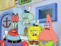 SpongeBob Patrick Squidward Mr Krabs - Laughing then walking away