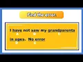 Finding Errors in Sentences