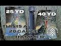 BLENDED 20 Gauge Turkey Load Pattern Review Salt Creek Ammo 10 TSS Stoeger M3020