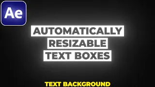 AUTO RESIZING TEXT BOX in After Effects