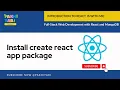 Install create react app package