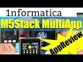 M5Stack Apps Review Oscilloscope Weather Smart Config Radio Web Server Tools Games