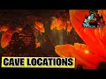 Ark Crystal Isles - All Cave Locations DLC map