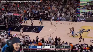 FlightReacts To #3 KNICKS at #2 SPURS | NBA FINALS GAME 5 HIGHLIGHTS | June 13, 2026!