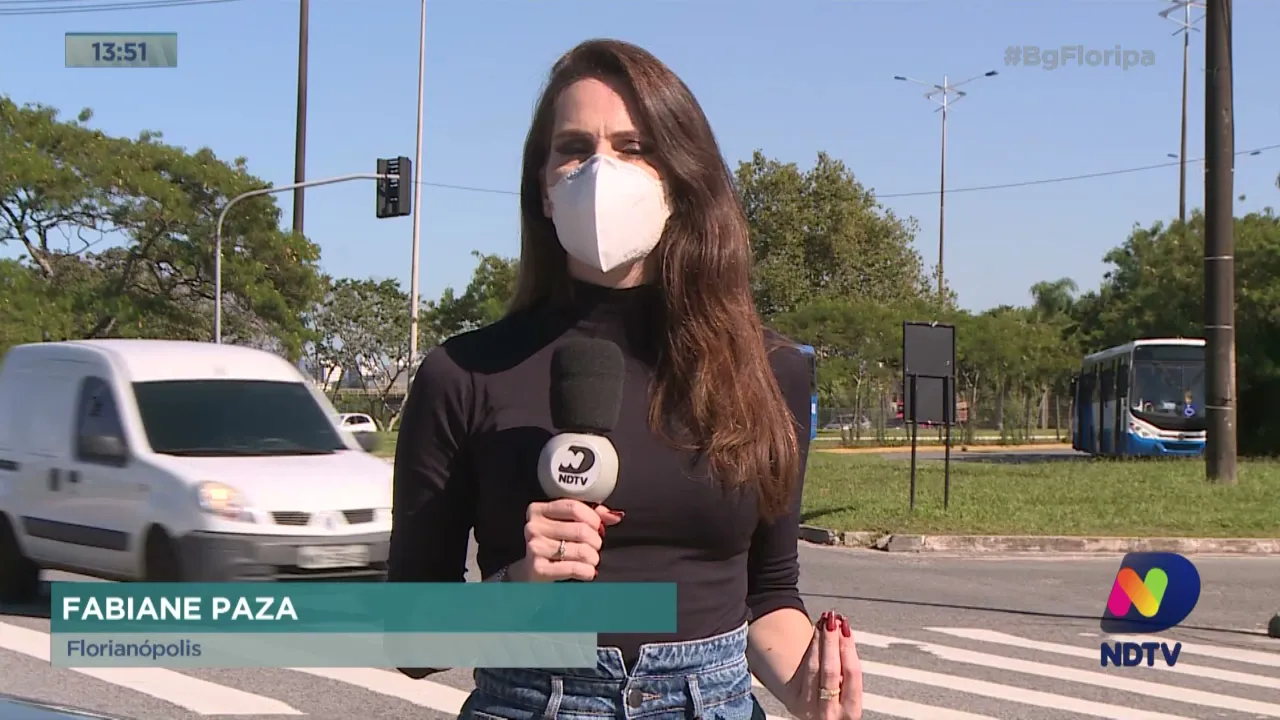 Criminosos furtam fios de semáforo no Centro de Florianópolis