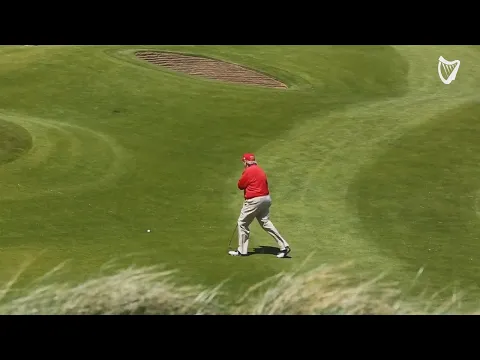 Download MP3 Trump struggles to get golf ball uphill at Doonbeg golf course