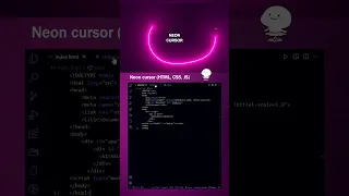 Cursor Animation Effects Neon Cursor Using HTML CSS Javascript