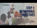 Quick Tip - Step One Creating Good Measurable Objectives