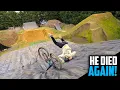 HUGE CRASHES RIDING MY MTB COMPOUND