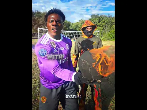 Bro is NOT Afraid of Fire ☠️🔥