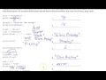 Strings Worksheet 1