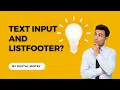 React Native TextInput ListHeaderCompnent ListFooterCompnent