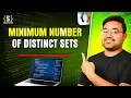 Minimum Number of Subsets with Distinct Elements gfg java dsa faang