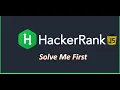 HackerRank Problem Solving in JavaScript Solve Me First