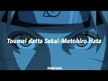 Download Lagu Naruto Shippuden OP7//Toumei datta Sekai-Motohiro Hata//SUB ESPAÑOL