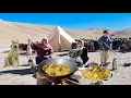 Lagu Shepherd's Survival in Afghanistan Mountain | Cooking Traditional Goat Biryani Recipe in Village