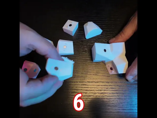 Fragmented Cube 3D Puzzle with Magnets video thumbnail