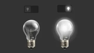 Light bulb on off with html css Light bulb effect