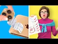 SNEAKY SCHOOL HACKS FOR A TEST Funny School DIYs And Tricks by 123 Go Live
