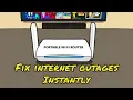 FIX Internet Outages INSTANTLY Travel Router GLSTF 1200 Opal How To Tether A iPhone