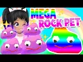 MY FIRST MEGA NEON ROCK PET ADOPT ME UPDATE roblox