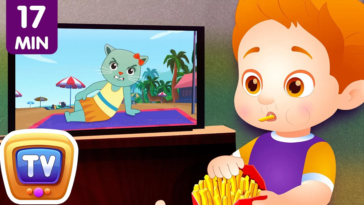 ChaCha Watches Too Much TV + More Good Habits Bedtime Stories & Moral Stories for Kids – ChuChu TV
