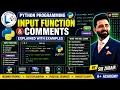 Python Programming Input Function Comments Explained Python for Beginners