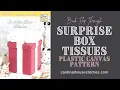 Surprise Box Tissues Plastic Canvas Pattern Book Flip Through