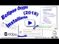 Eclipse installieren - deutsch Java 2018