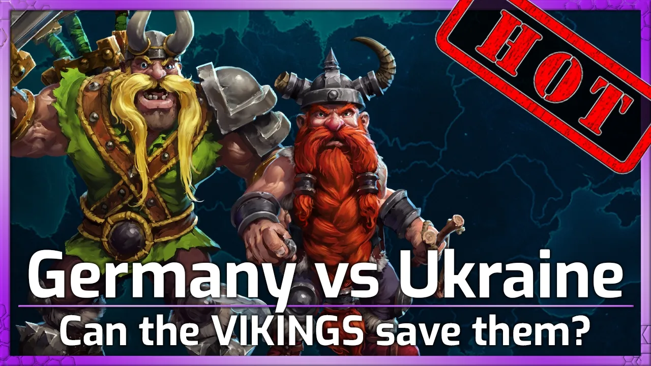 HOT! Germany vs Ukraine! Can the VIKINGS save them? - Nations Cup - Heroes of the Storm