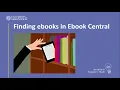Finding ebooks with Ebook Central