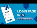 How To Create Login Form in C Windows Forms Visual Studio 2022 Source Code
