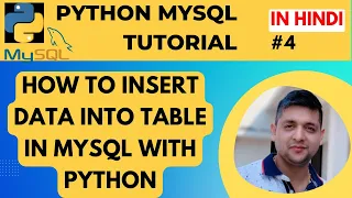 How to Insert Data into Table in MySQL Python Python MySQL Tutorial in Hindi