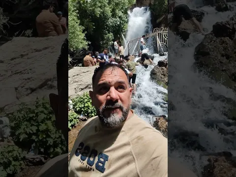 #حمودي ثلج مي بارد يم الشلال