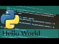 Python Hello World Program with Basics of Data types