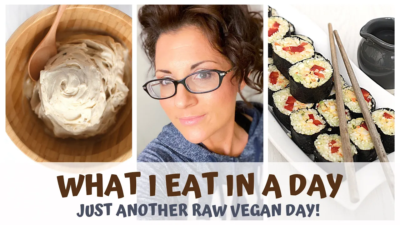 WHAT I EAT IN A DAY  RAW VEGAN