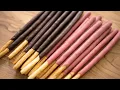 Handmade Pocky Ruby chocolate Valrhona chocolate