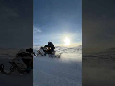 Snow biking in Georgian beautifull mountains ββοΈ #travel #georgia #goderdzi