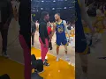 Download Lagu Steph greets Bronny after Warriors vs. Lakers  🤝
