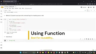 Python Tutorial Check if a Number is Even or Odd Ray Vision